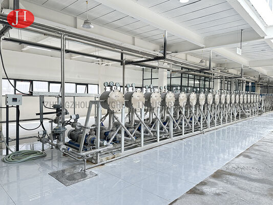 Roestvrijstalen hydrocycloonapparatuur voor de verwerking van cassavezetmeel
