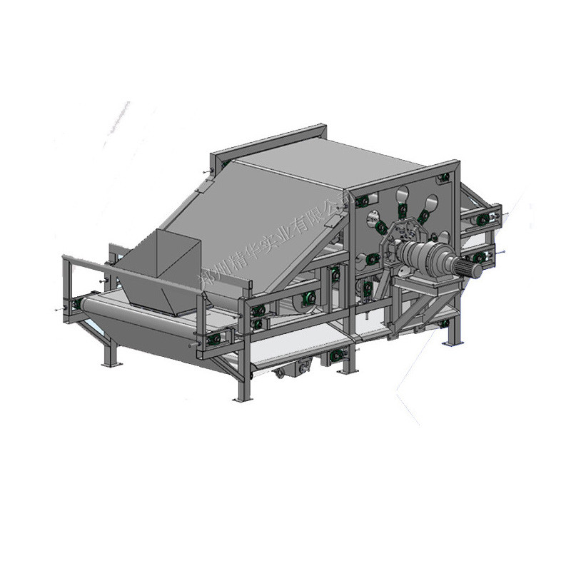 Van de het Dehydratatietoestelmachine van de roestvrij staalvezel het Zetmeel die van de de Productie-installatiemaniok Machine maken