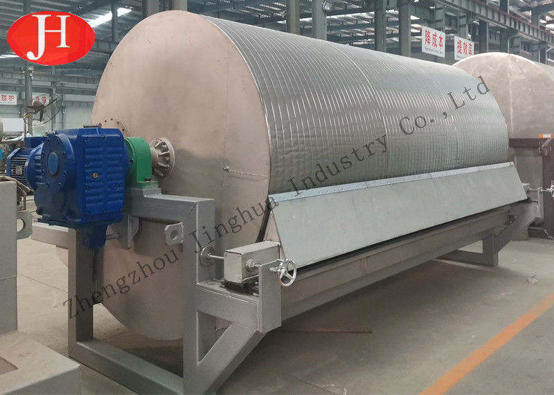 3000Kg van het de Melkdehydratatietoestel van het maniokzetmeel van het de Vacuümfilterzetmeel de Verwerkingslijn