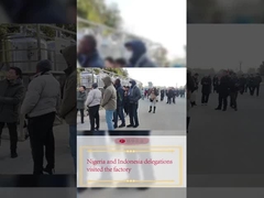 Nigeria en Indonesië bezochten de fabriek