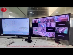 Automatisch elektrisch computerbesturingssysteem productielijn voor zoet aardappelzetmeel