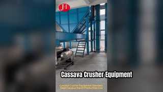 Cassavepletter Utstyr Rustfritt Stål Cassave Stivelse Produksjonslinje